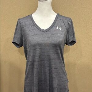 Under Armour Women's Gray V-Neck Top